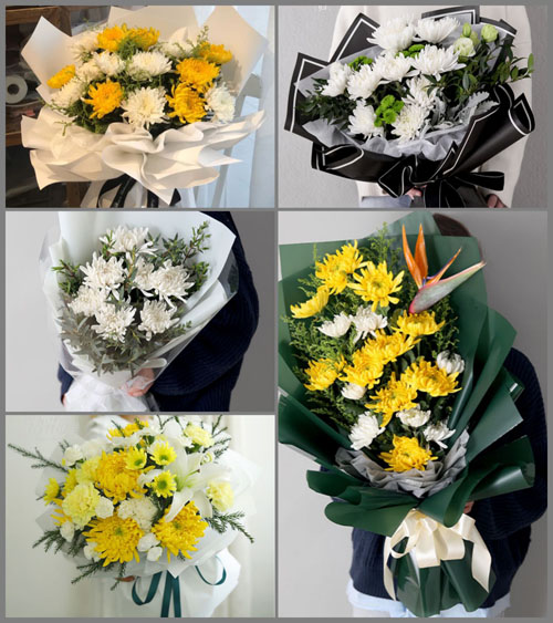 山西晋中左权县芹泉镇西黄漳村白事花束代送
